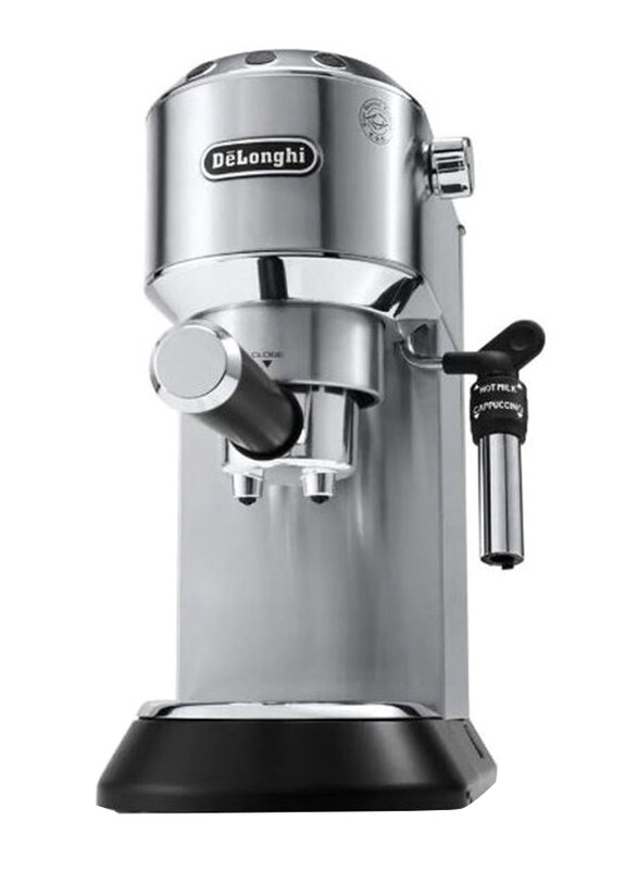 

Delonghi 1.1L Stainless Steel Espresso Maker, 1300W, EC685M, Silver