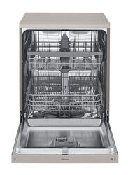 LG 14 Place Settings Free Standing Dishwasher, 1600W, DFB512FP, Silver