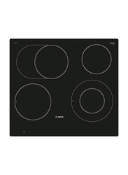 Bosch Serie 8 Electric Hob, Flush Mount, 60cm, PKN601DV1M, Black