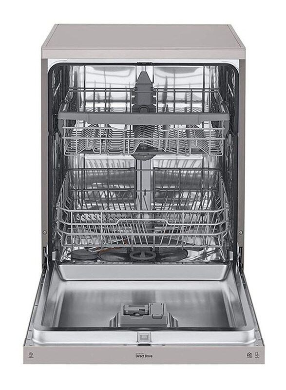 LG 14 Place Settings Free Standing Dishwasher, DFB512FP, Platinum Silver