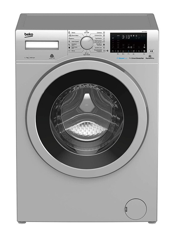 

Beko 7Kg Front Load Digital Display Washer Dryer, WTV7736XS, Grey