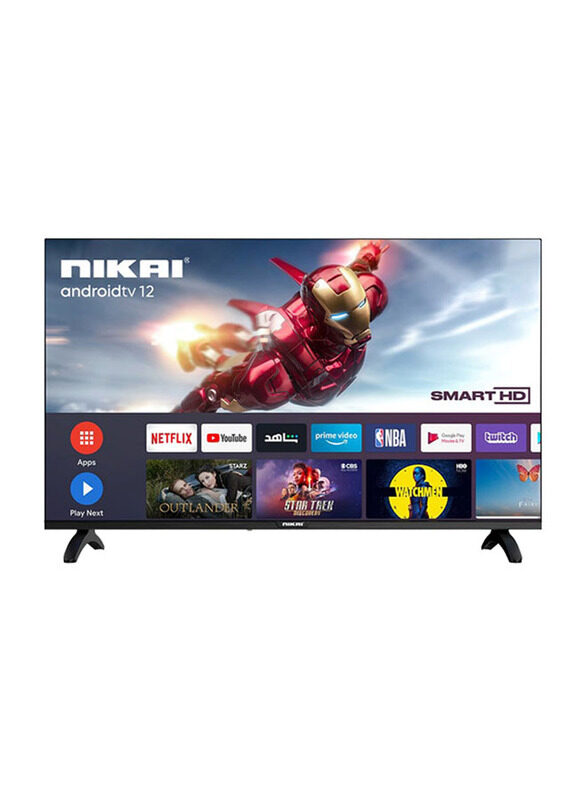 

Nikai 32-Inch Smart LED TV HD with Wi-Fi & DLNA, Shahid NTV3200SLED, Black