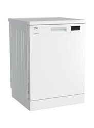 Beko 14 Place Settings Freestanding Dishwasher, DFN16421W, White