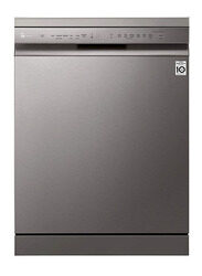 LG 14 Place Settings Free Standing Dishwasher, DFB512FP, Platinum Silver