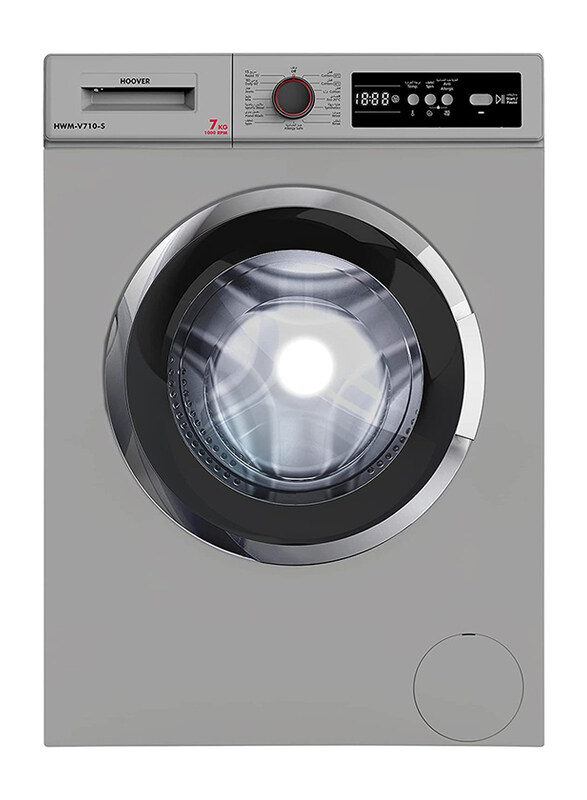 

Hoover 7 Kg 1000 RPM Front Load Fully Automatic Washing Machines, HWM-V710-S, Silver