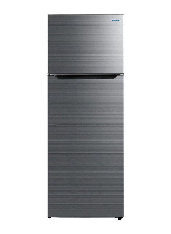 

Daewoo 411L Top Mount Freezer Refrigerator, DWFR559VS, Silver