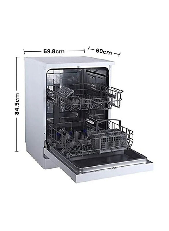 Sharp 12 Place Settings Dishwasher, QW-MB612-SS3, Silver