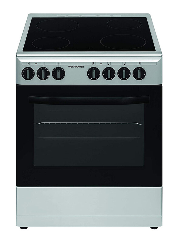 

Wolf Power Ceramic Cooker, WCR6060CERMF, Silver