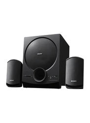 Sony 2.1ch Home Theatre Satellite Speakers with Big Size Subwoofer, SAD20, Black