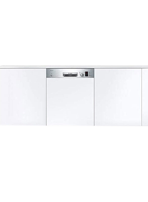 Bosch Serie 4 Built-In Semi Integrated Dishwasher with 12 Place Settings, SMI53D05GC, White