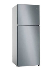 Bosch 485L Double Door Frost Free Free-Standing Refrigerator with Freezer At Top, KDN55NL20M, Grey