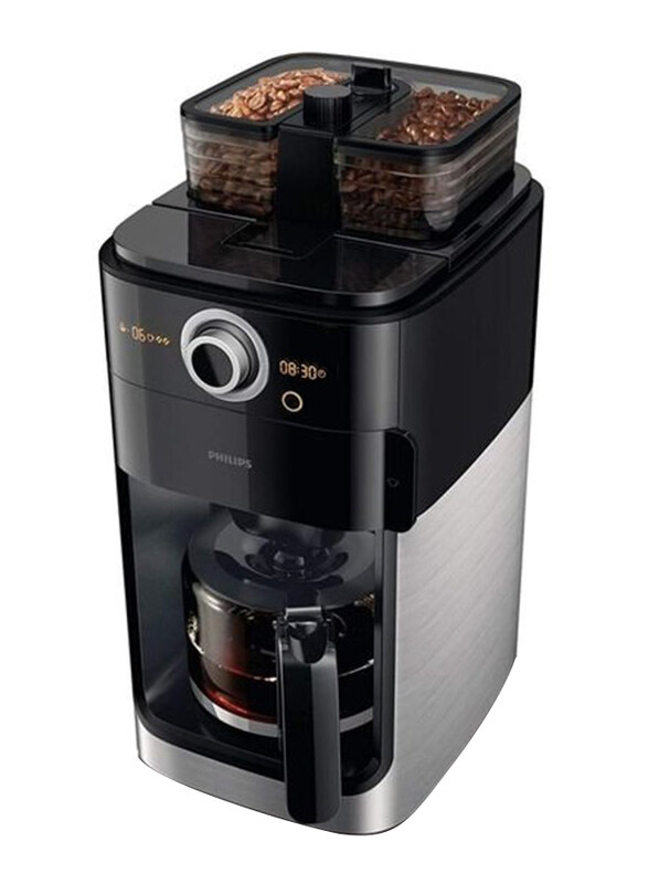 

Philips 1.2L Coffee Maker, 1000W, HD776200, Silver/Black