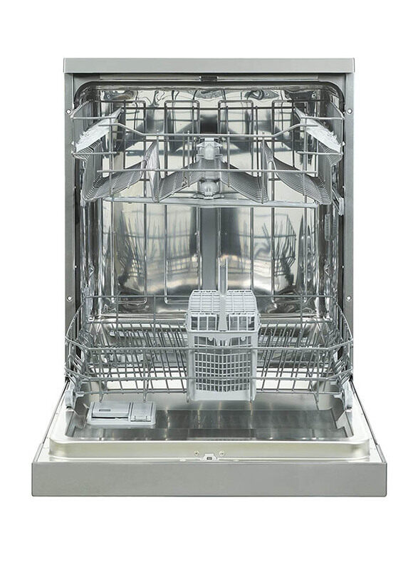 Hoover 12 Place Settings 5 Programs Freestanding Dishwasher, HDW-V512-S, Silver