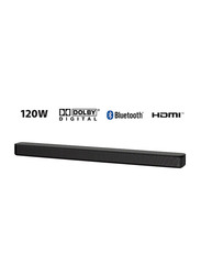 Sony HT-S100 2.0 Channel Single Soundbar, 120W, Black