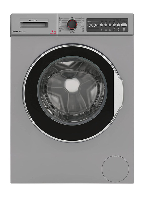 

Hoover 7kg 1200 RPM Front Load Fully Automatic Washing Machine, HWM-V712-S, Silver