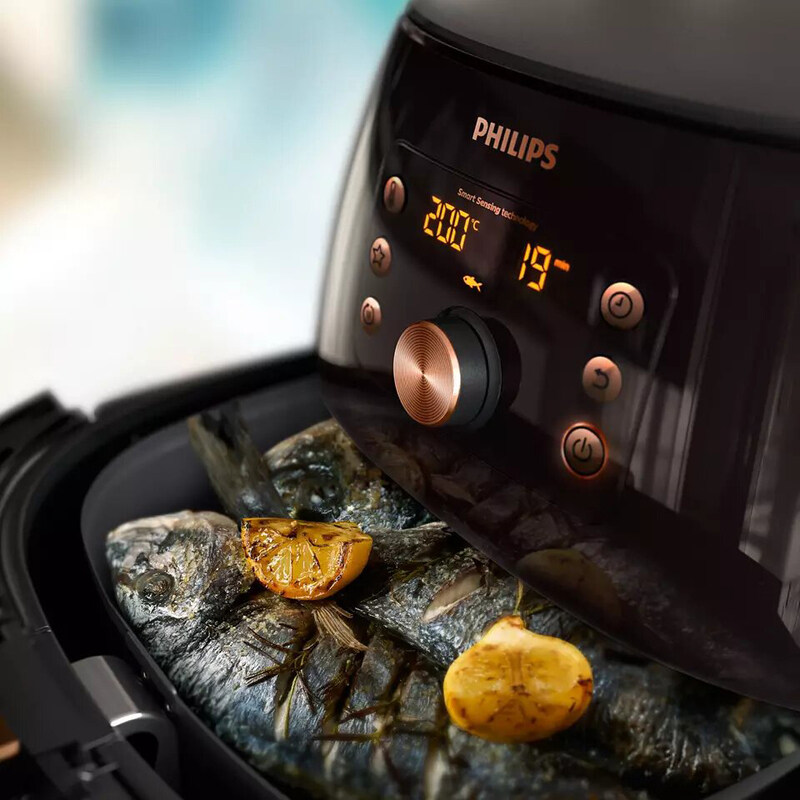 Philips 1.4Kg Plastic Premium Air Fryer XXL, 2225W, HD9863/91, Black