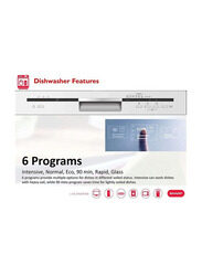 Sharp 12 Place Settings Dishwasher, QW-MB612-SS3, Silver