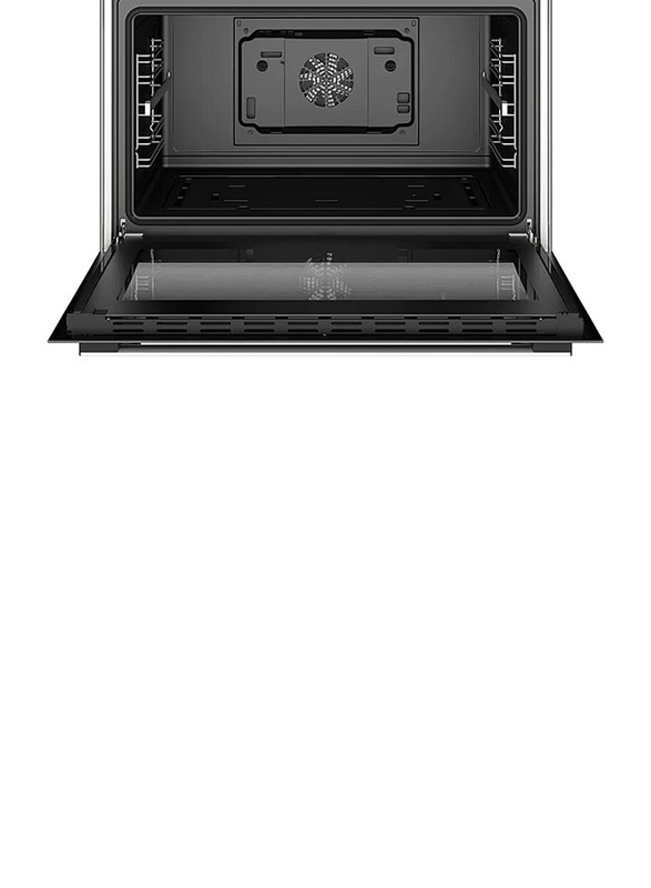 Bosch 125L 5 Gas Burner Free Standing Stainless Steel Cooker, HIZ5G7W50M, Black/Silver