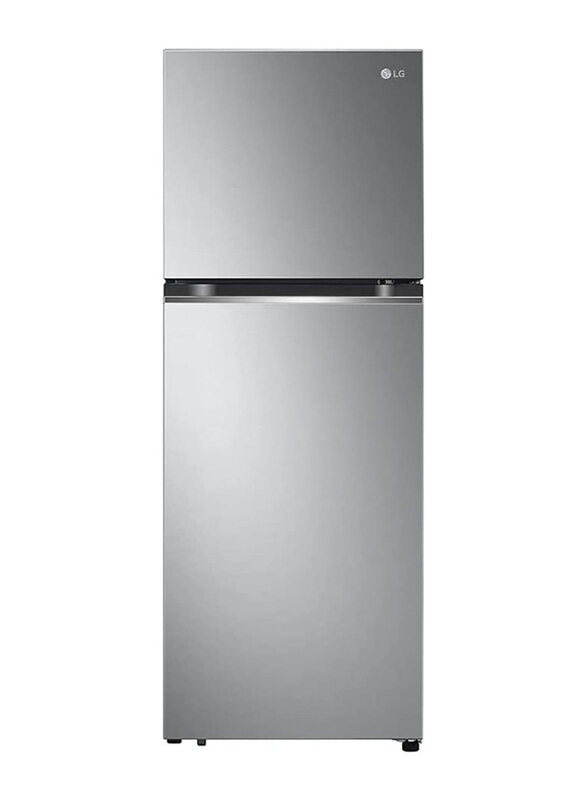 

LG 442L New Smart Inverter Top Freezer Double Door Refrigerator, GNB442PLGB, Platinum Silver