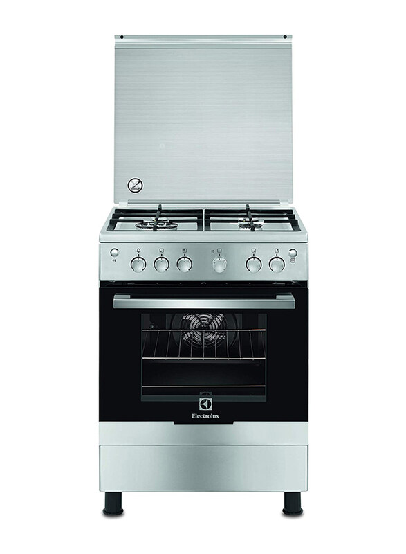 

Electrolux 4-Burner Gas Cookers with Self Clean Oven, EKG613A1OX, Silver