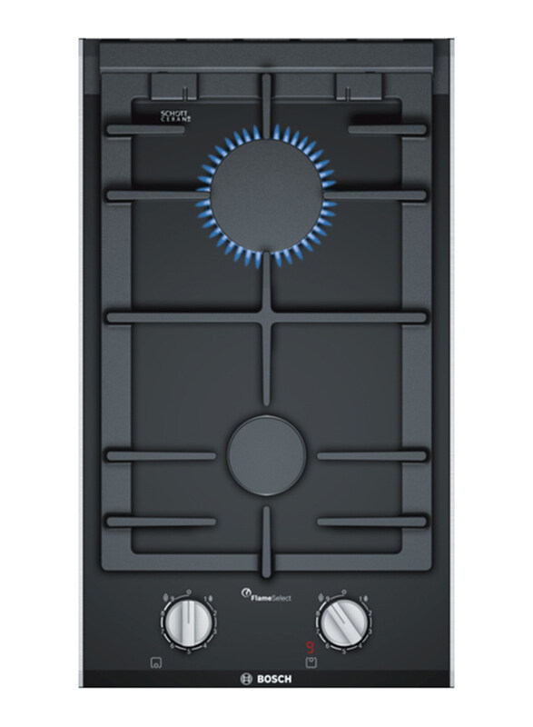 

Bosch Serie 8 Ceramic Domino Gas Hob, PRB3A6D70M, Black