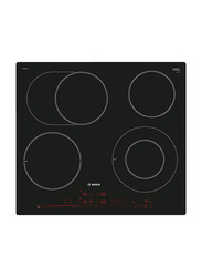 Bosch Serie 8 Electric Hob, Flush Mount, 60cm, PKN601DV1M, Black