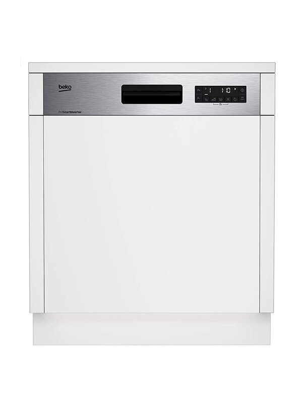 Beko 14 Place Setting 8 Programs Dishwasher, DSN28420X, White