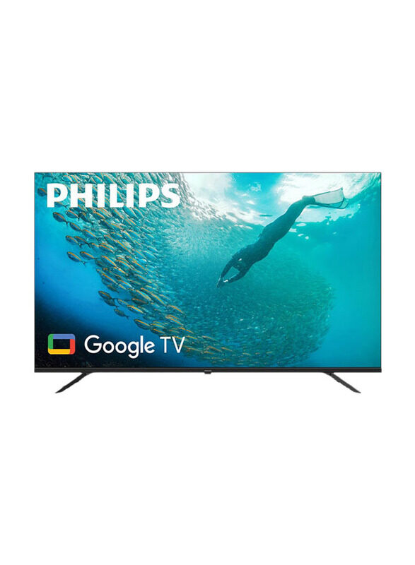 

Philips 65-Inch 4K Ultra HD Smart Google TV with built-in Google Assistant (2024 Model), 65PUT7129/56, Black