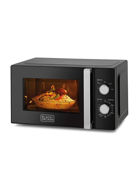 

Black+Decker 20L Microwave Oven, 700W, MZ2010PB5, Black