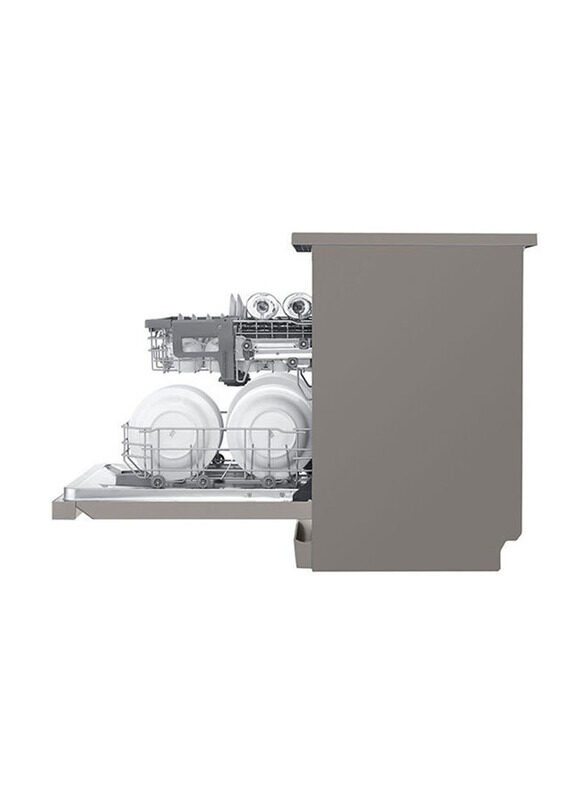LG 14 Place Settings Free Standing Dishwasher, 1600W, DFB512FP, Silver