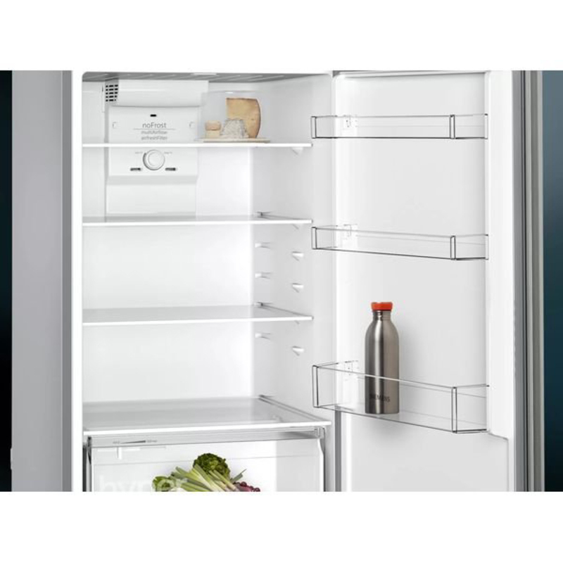 Siemens 485L Double Door Refrigerator, KD55NNL20M, Grey