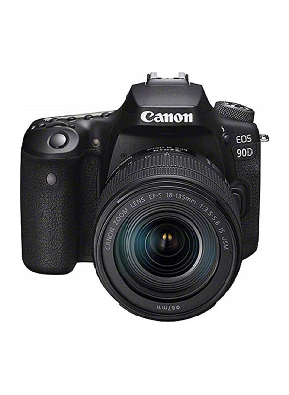 

Canon EOS 90D Digital DSLR Camera with 18-135 IS USM Lens, 32.5 MP, Black