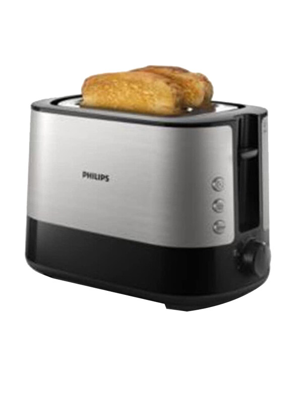 

Philips Viva Collection Toaster, 950W, HD263791, Silver/Black