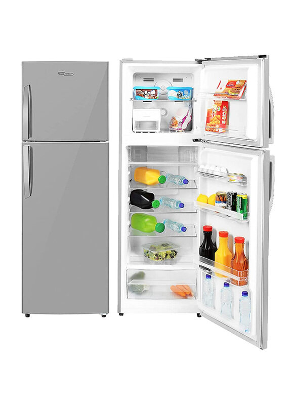 

Super General 360L Compact Double Door Refrigerator, SGR-360i, Silver