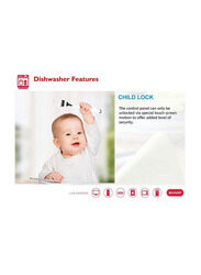 Sharp 12 Place Settings Dishwasher, QW-MB612-SS3, Silver