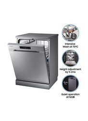 Samsung 13 Place Settings Free Standing Dishwasher, 1800W, DW60M6040FS, Silver