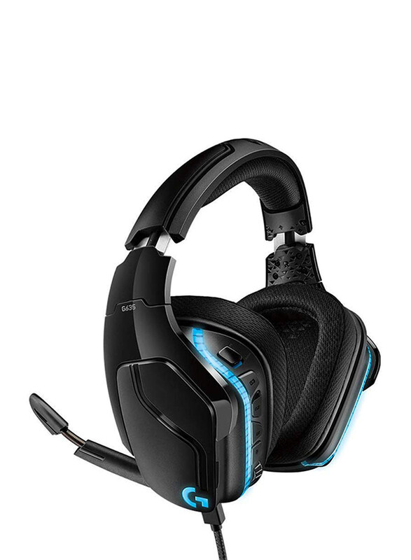 

Logitech G Series G635 Over-Ear 7.1 Lightsync Gaming Headset, Black