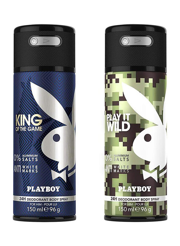 

Playboy King + Wild Deo Set for Men, 2 Pieces