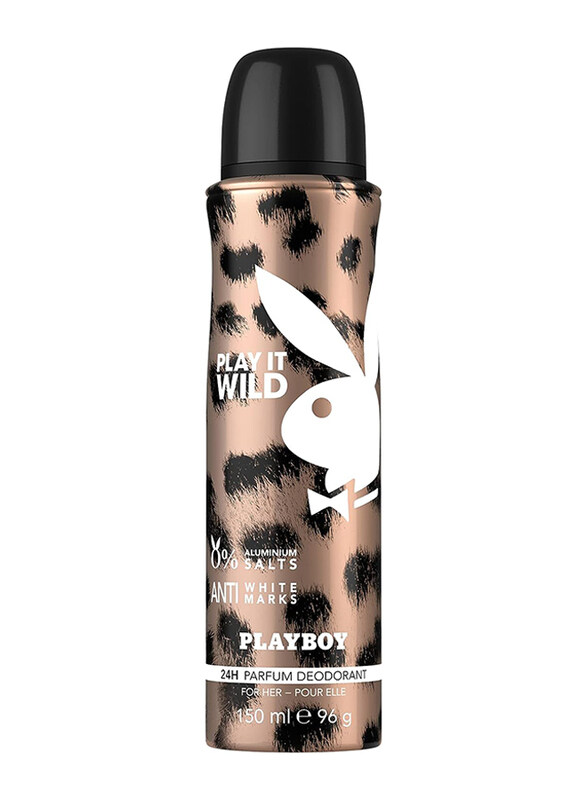

Playboy Play It Wild Female Deodorant Body Spray, 150ml