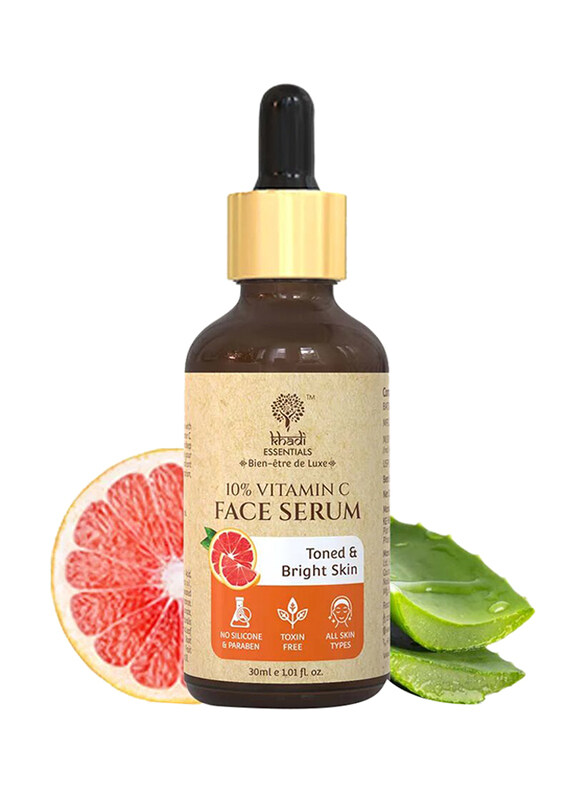 

Khadi Essentials 10% Vitamin C Face Serum With Grapefruit, 30ml
