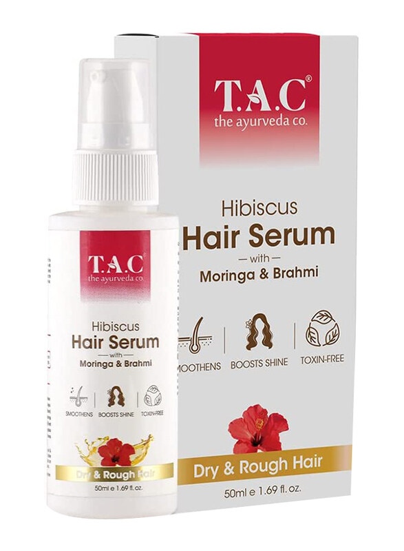 

TAC The Ayurveda Co. Hibiscus Hair Serum for Dry & Rough Hair, 50ml