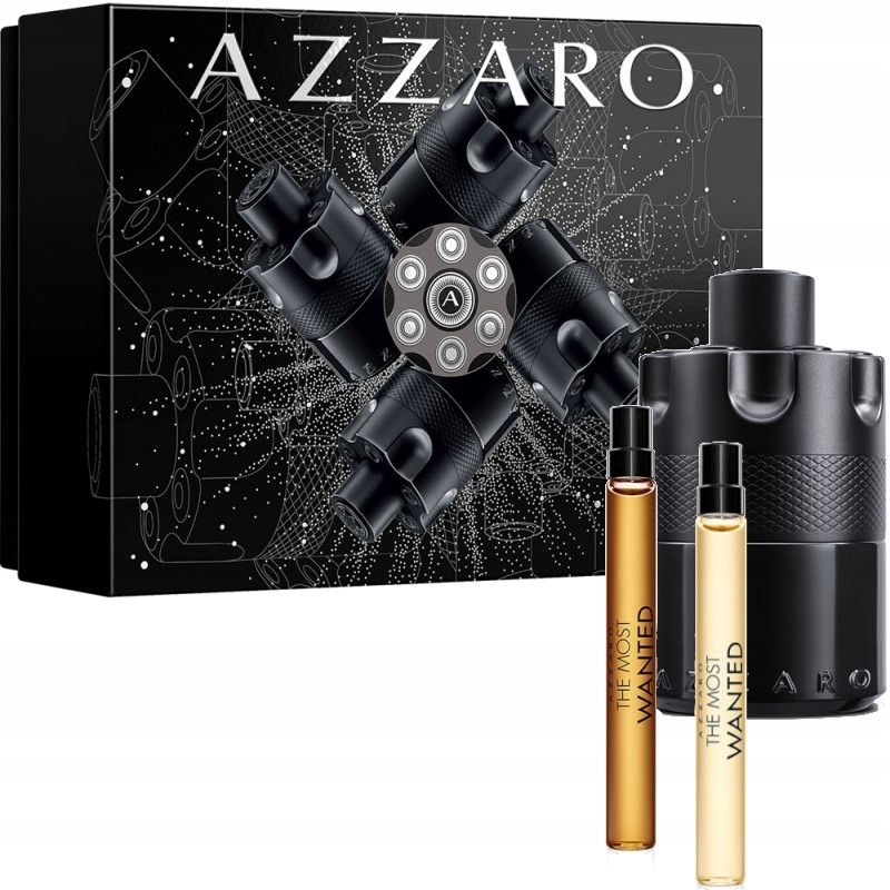 Azzaro Wanted The Most Intense Men Edp 100Ml+10ml+10ml parfum 3Pcs Set