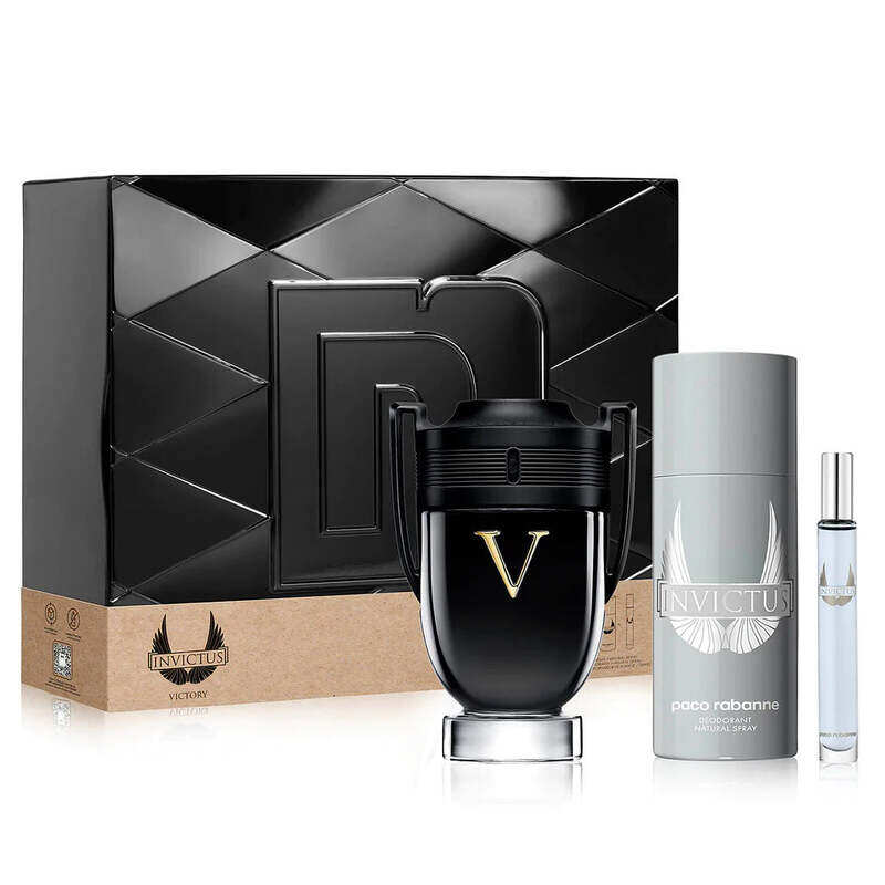 

Paco Rabanne Invictus Victory Extreme EDP Perfume 100ml 3Pcs Set