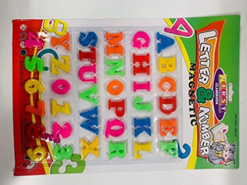 

Generic First Classroom 36-Piece Letter & Number Magnetic Playset for Ages 3+