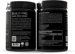 Build Pro for Muscle Building and Recovery, Peach Mango, Patent Pending GAA + Creatine Monohydrate, For Strength, Performance, Muscle Growth - Betaine, Beta Alanine, Zinc, Boron Citrate - 30 Servings