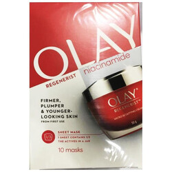 Olay Regenerist Niacinamide Sheet Mask, 10 Masks