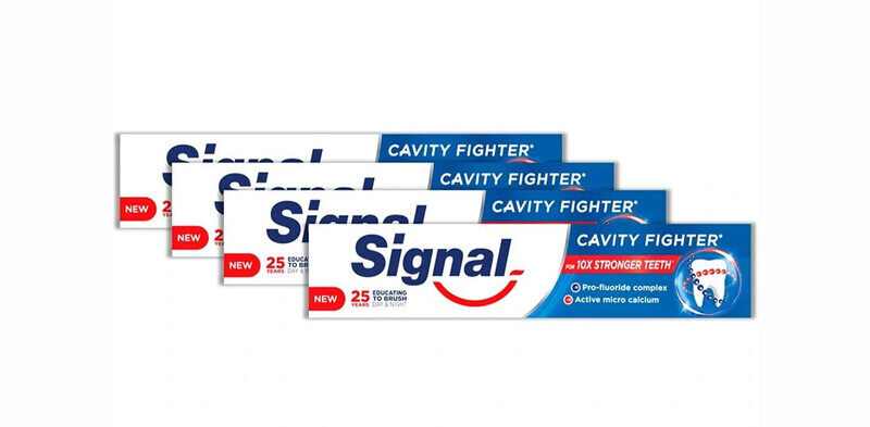 

Signal Toothpaste Cavity Fighter Micro-Calcium 100 ml 3+1