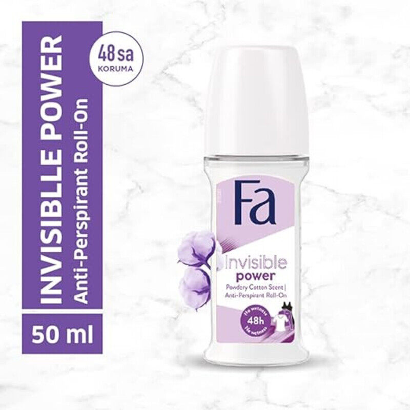 

Fa Invisible Power Soft Freshness Anti-Perspirant Roll On, 50Ml