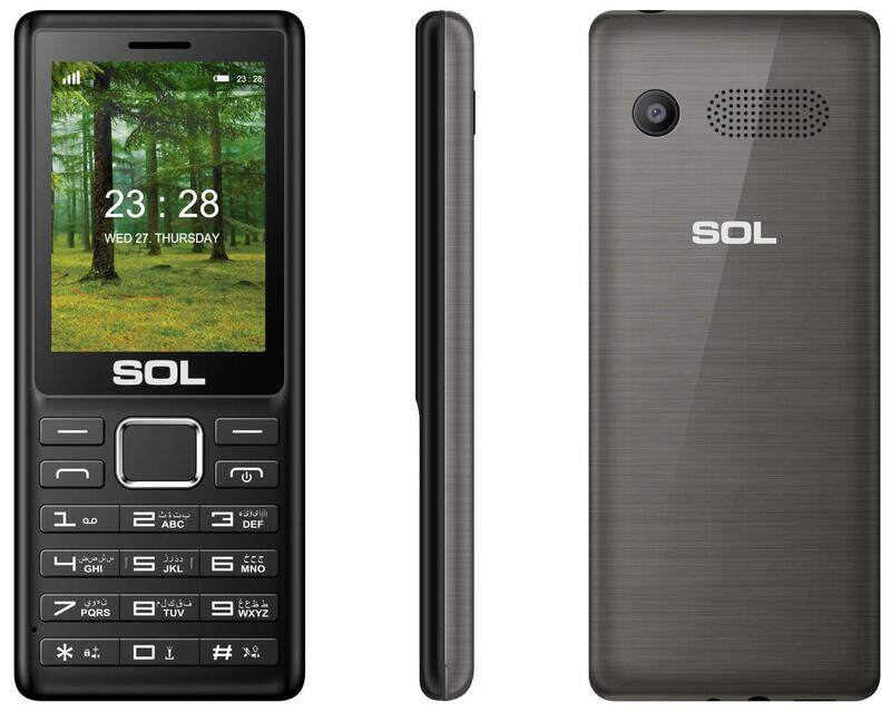 

SOL CASTOR B2405 16 GB Black, RAM, Dual SIM Normal Mobile Phone