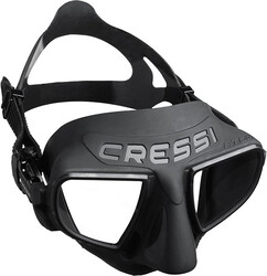 Cressi Frameless Freediving Mask with Reduced Internal Volume and Ergonomic Nose Shape  Atom Made in Italy  Black